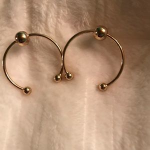 Urban outfitters gold hoops